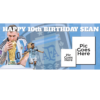 MESSI PERSONALISED BIRTHDAY PARTY BANNER