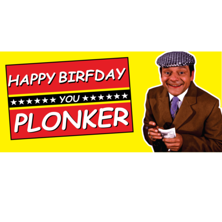 ONLY FOOLS & HORSES 2 PERSONLISED BIRTHDAY PARTY BANNER