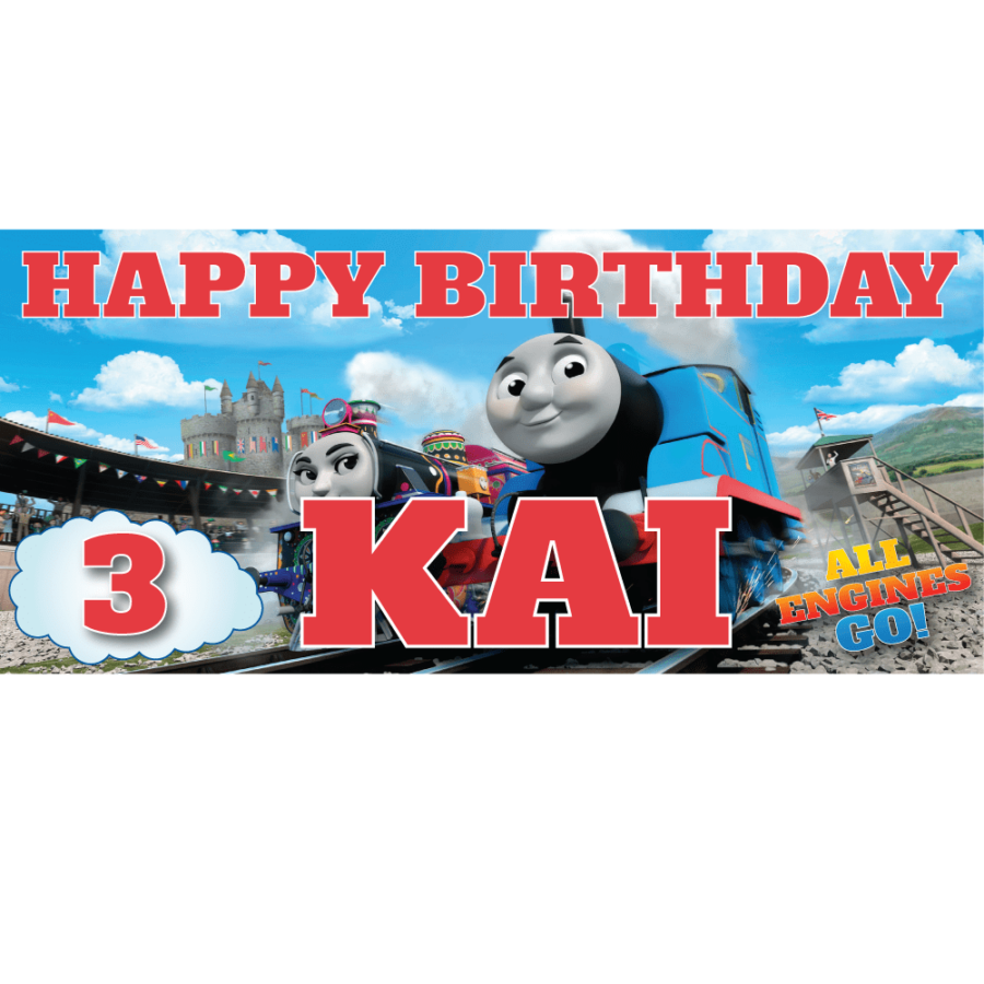 THOMAS-PERSONALISED-PARTY-BANNER