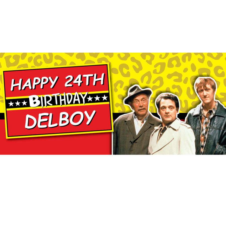 ONLY FOOLS & HORSES 1 PERSONLISED BIRTHDAY PARTY BANNER